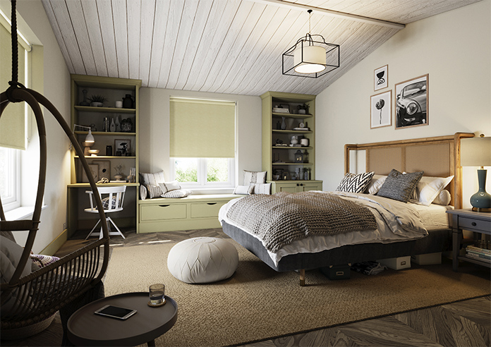 Solento (Blackout), Spring Lily - Roller Blind - Image 7